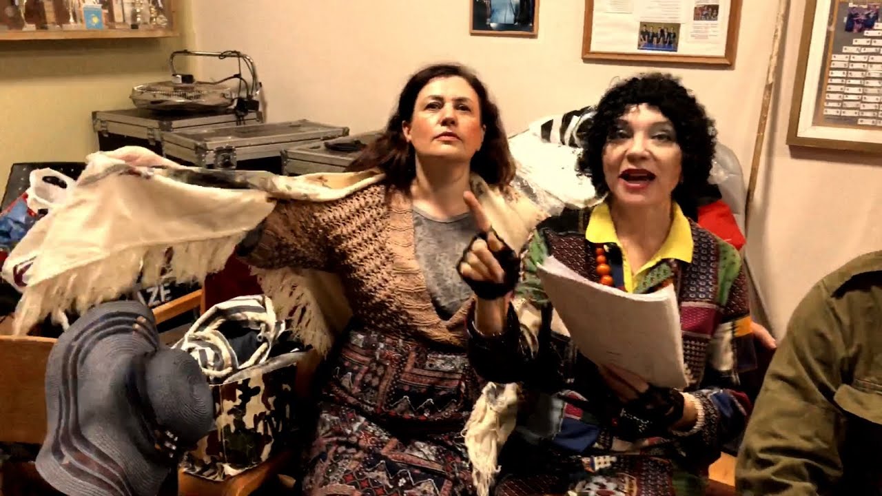 Фестиваль «Неве Йосеф», театр Микс-Арт, взгляд за сценой - YouTube