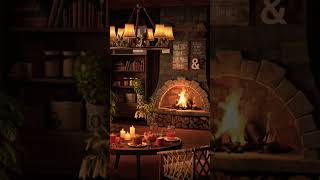 Cozy Fall Fireplace Ambience lofi dreamyambiance ambiance fireplaceambience fireplacemusic