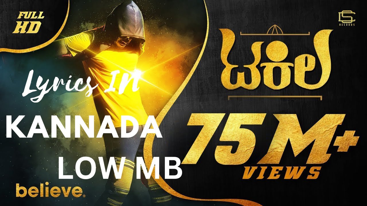 LOW MB TEQUILA KNNADA LYRICS Kannada Rapper Chandan Shetty ft