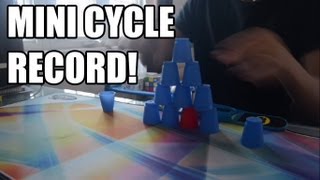 Sport Stacking: NEW MINI CYCLE RECORD!!!