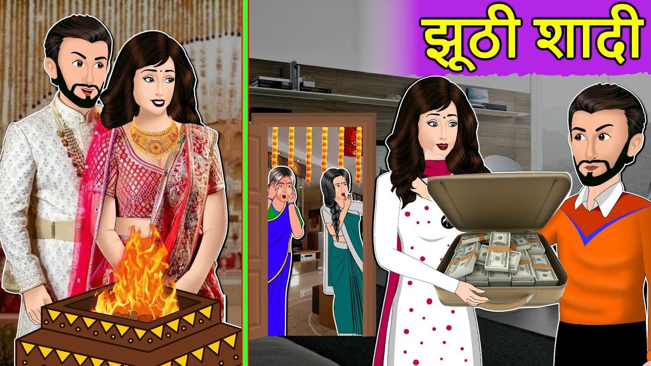 Story झूठी शादी: Hindi Moral Stories | Saas Bahu Stories in Hindi | Hindi Fairy Tales | Kahaniyan