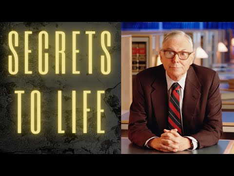 CHARLIE MUNGER: THE SECRETS TO LIFE  |  HOW TO BE SUCCESSFUL  |  #CHARLIEMUNGER - CHARLIE MUNGER: THE SECRETS TO LIFE  |  HOW TO BE SUCCESSFUL  |  #CHARLIEMUNGER