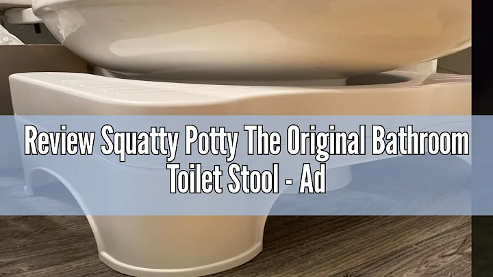 Review Squatty Potty The Original Bathroom Toilet Stool - Adjustable 2.0, Convertible to 7" or 9" He