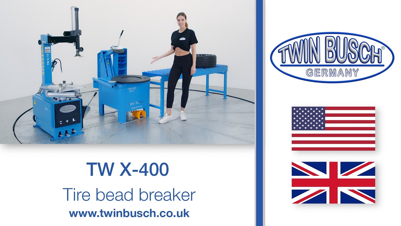 Tire bead breaker - TW X-400 from TWIN BUSCH® | For rim-friendly
