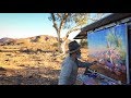 SOLO WEEK IN OUTBACK AUSTRALIA - Plein Air Painting/Cooking! Episode One.