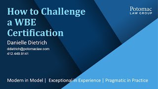 Challenging WBE certification