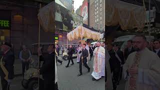 Eucharistic Processions in Manhattan! #jesuschrist #holyeucharist #catholicfaith