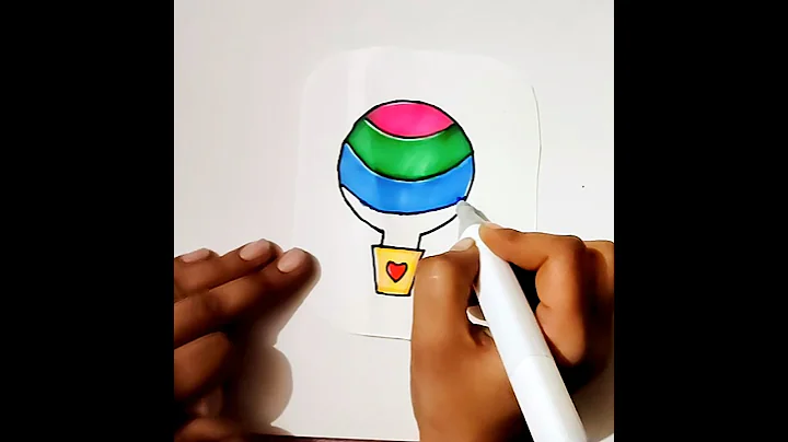 How To Draw A Air Balloon #shorts #drawingtutorial