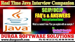 Java Interview Companion|| SCJP / OCJP|| What is a nested if else Can you explain with an example?