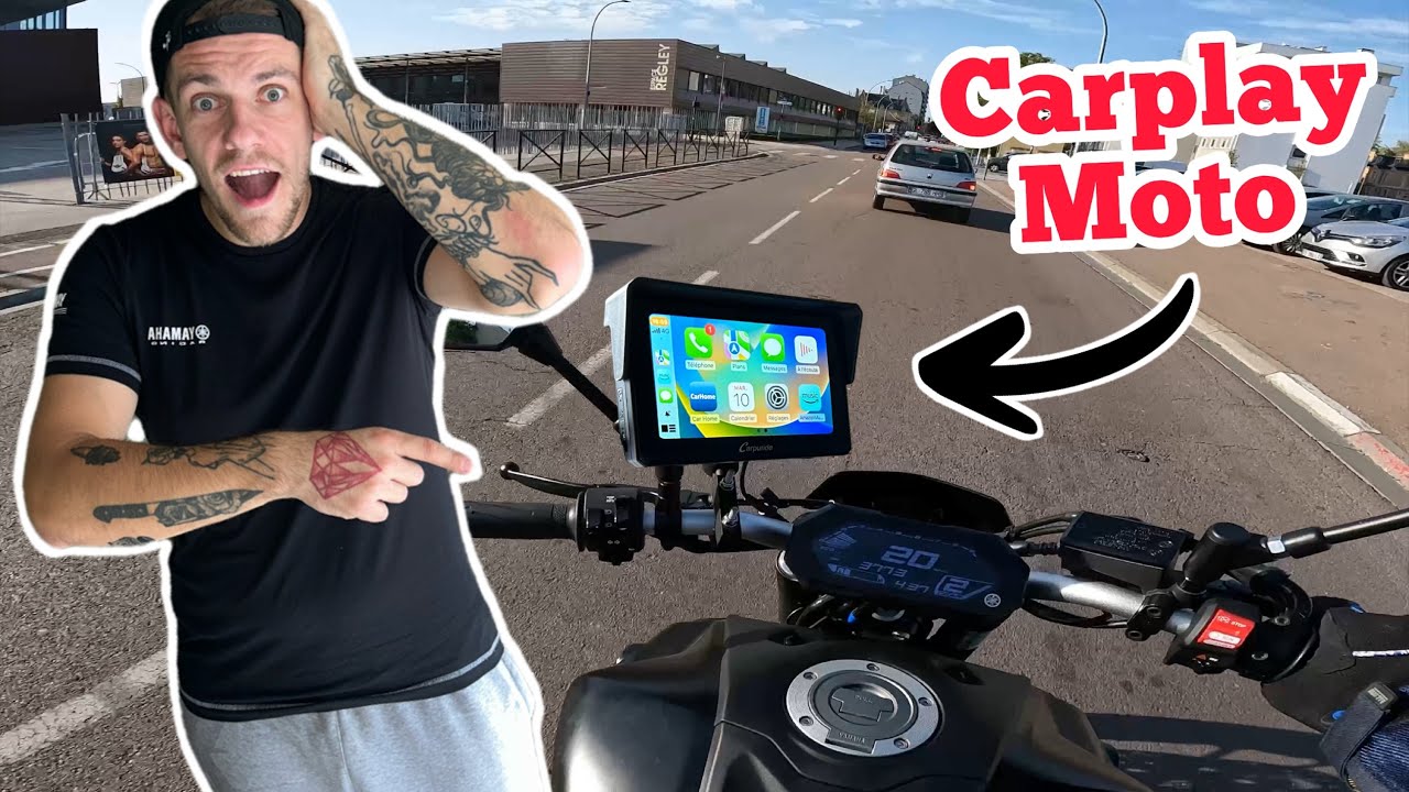 J'INSTALLE UN CARPLAY SUR MA MOTO 😱📟 