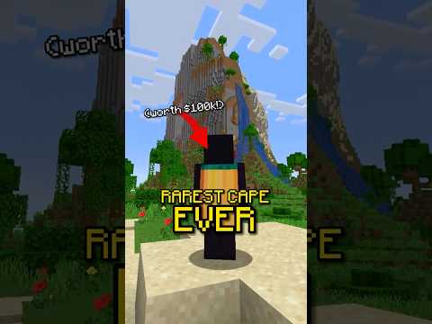 RAREST Minecraft Cape was JUST Found..