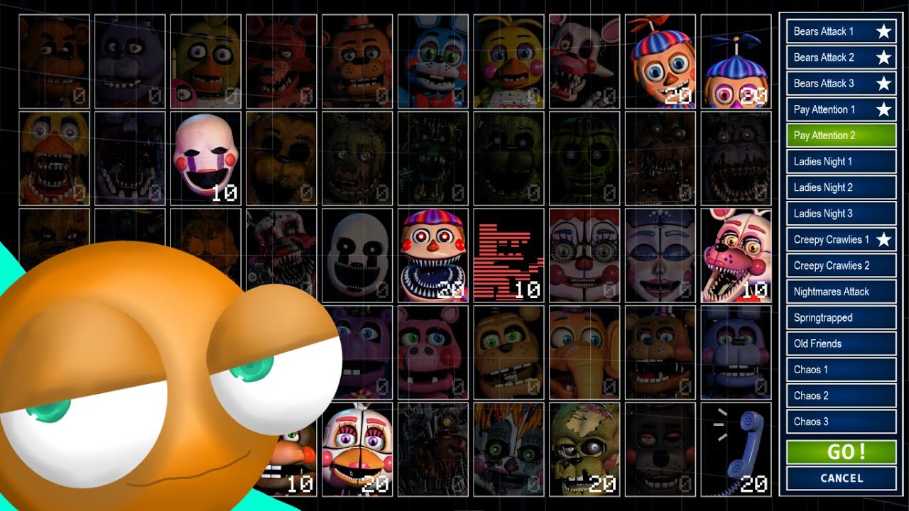 Day 1 of Trying to beat Pay Attention 2 (Ultimate Custom Night) - YouTube