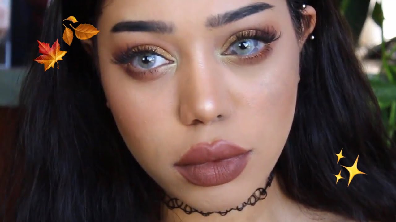 AUTUMN LEAVES INSPIRED FALL MAKEUP TUTORIAL YouTube