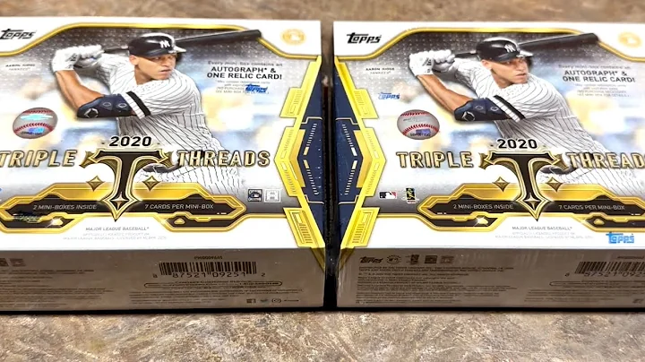 2020 TOPPS TRIPLE THREADS BOX OPENING!  (8th Day o...