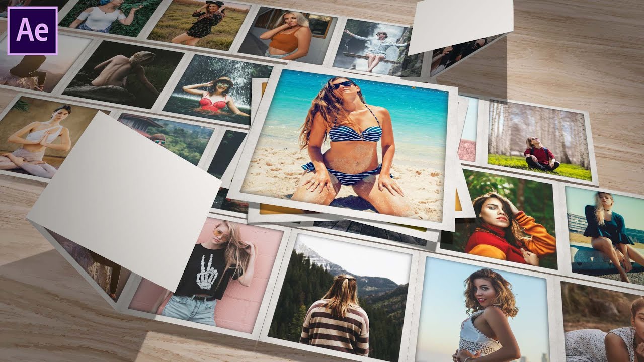 Folding Photo Gallery In After Effects | After Effects Tutorial | Effect For You