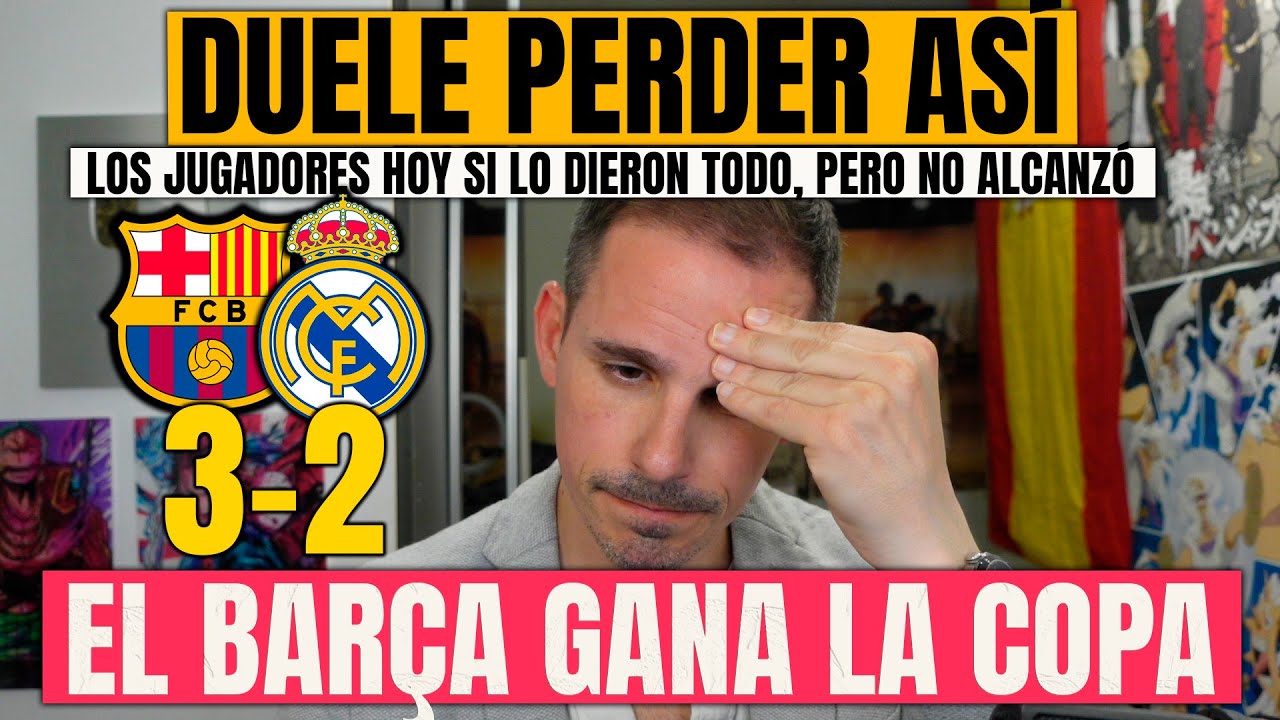 EL FC BARCELONA GANA LA COPA DEL REY 2025 | BARCELONA 3-2 REAL MADRID ...