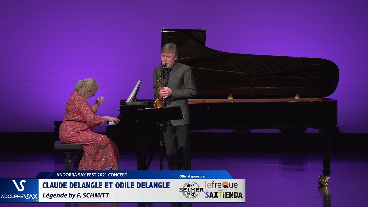 Claude Delangle et Odile Delangle plays Legende by F. SCHMITT