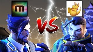 Muselk Vs. Bazza - The Hanzo Showdown  [Overwatch]