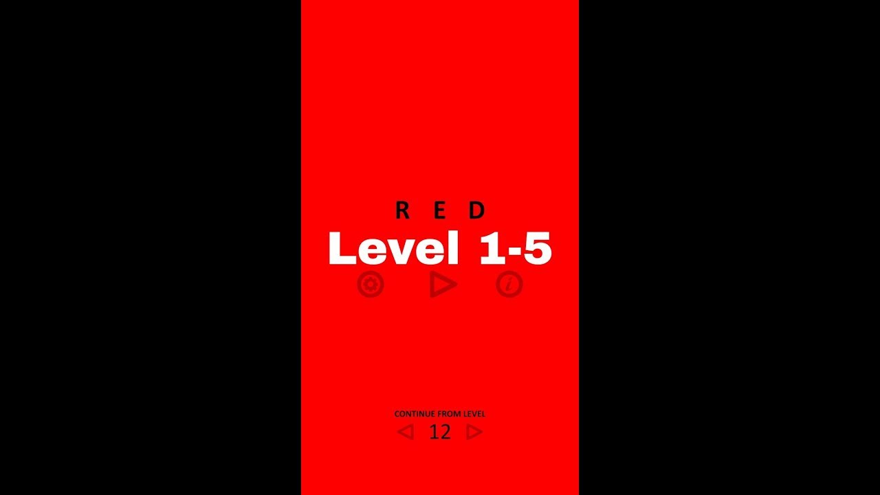 Red Game Level 1 2 3 4 5 Walkthrough - YouTube