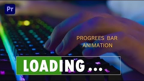 How To Create a Motion Graphics LOADING BAR in Premiere Pro (Tutorial)