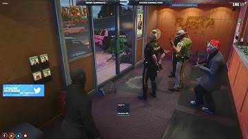 CG Take Cops Hostage for Fleeca Bank | Nopixel 3.0