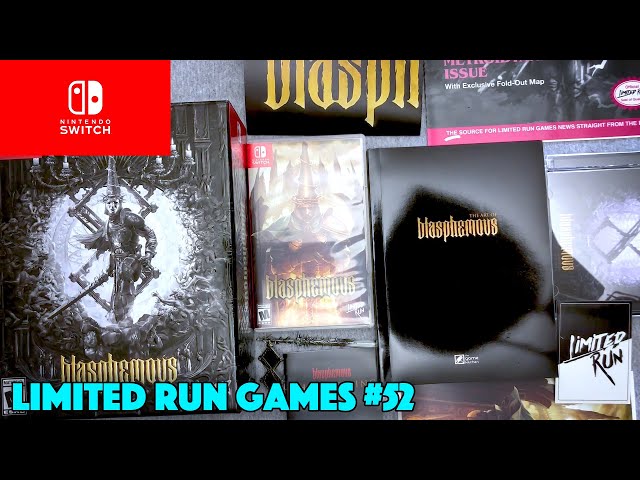 UNBOXING! Blasphemous Collector's Edition Nintendo Switch Limited Run Games  #52 