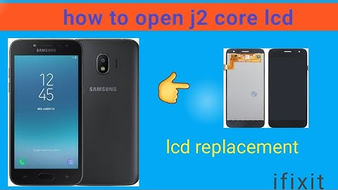 j2 core lcd open