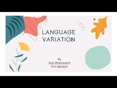 Language Variations (Group 5)