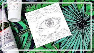 eyes paint painting easy acrylic simple beginner hundreds pouring