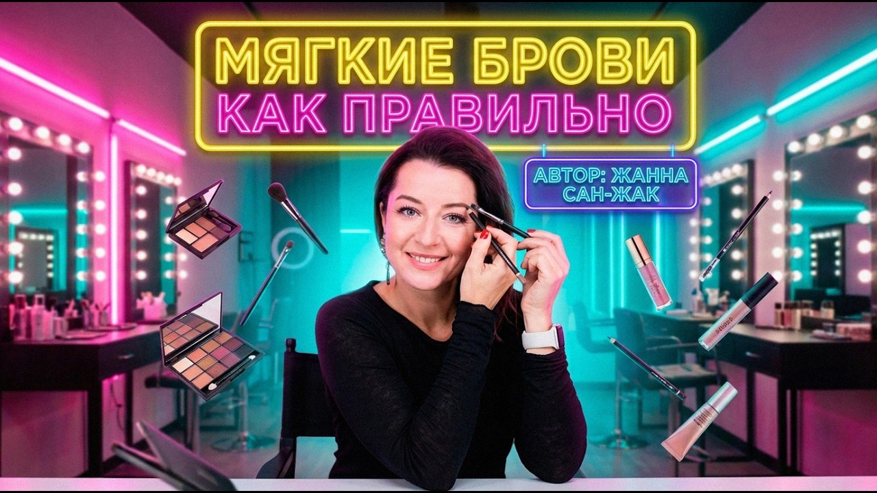 Мягкие пудровые брови без татуажа: как сделать дымчатые естественные брови маркером и тенями пошагов