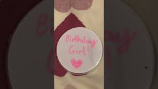 Happy birthday girl pin!