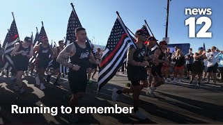 34.3 Foundation runs from Long Beach to NYC in tribute to FDNY members lost on 9/11 | News 12