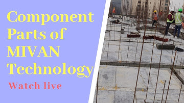 Component parts of MIVAN Formwork Technology I Watch live at site I MIVAN technology construction