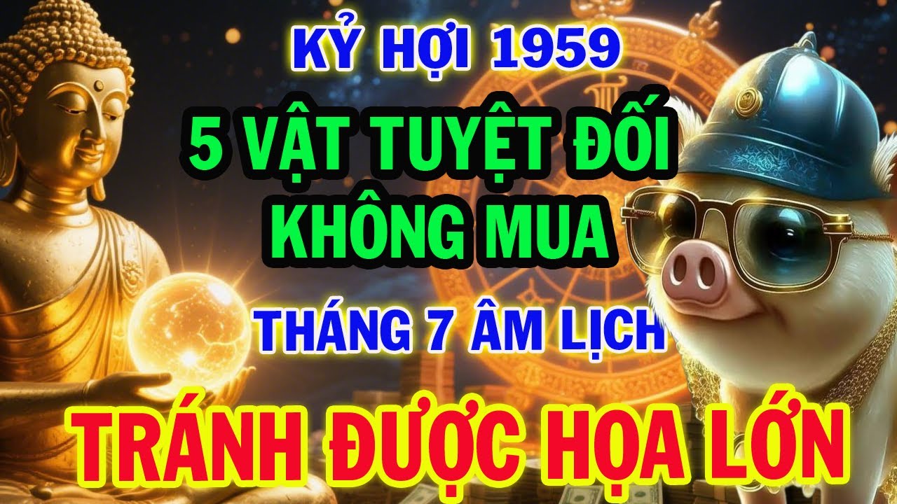Tiết Lộ Chấn Động KỶ HỢI 1959 Tuyệt Đối Đừng Mua 5 vật  Kẻo Họa Sát Thân, Tán Gia Bại Sản T.7 Al