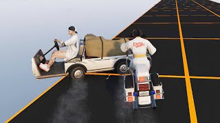 GTA 5 ONLINE - High Altitude Face 2 Face Transform Race !!!