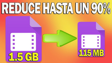 Cómo REDUCIR PESO de VIDEO sin perder calidad ✅