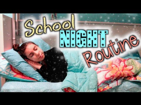 My Night Routine for School!