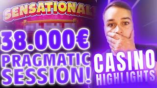 38.000€ Pragmatic Session😲 (German/English) Casino Highlight