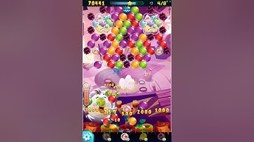 Angry Birds Stella Pop Level-1728 No PowerUp Walkthrough For Android & iOS