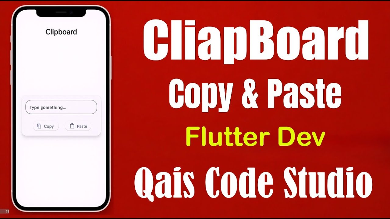 Clipboard in Flutter (Urdu/Hindi) | Copy & Paste Text with SnackBar ...
