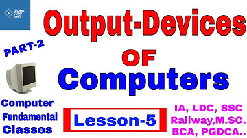 Output devices of computer in hindi | Fundamental Lesson 5