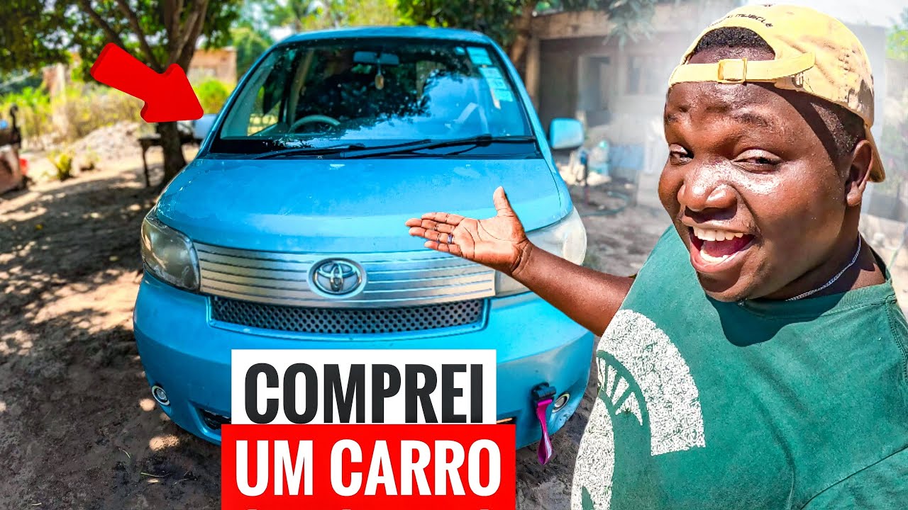 COMPREI MEU PRIMEIRO CARRO COM YOUTUBE 😊🇲🇿🇧🇷