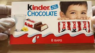 [ASMR] KINDER CHOCOLATE Bars
