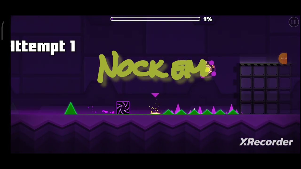 Geometry Dash Playing for the first time - YouTube