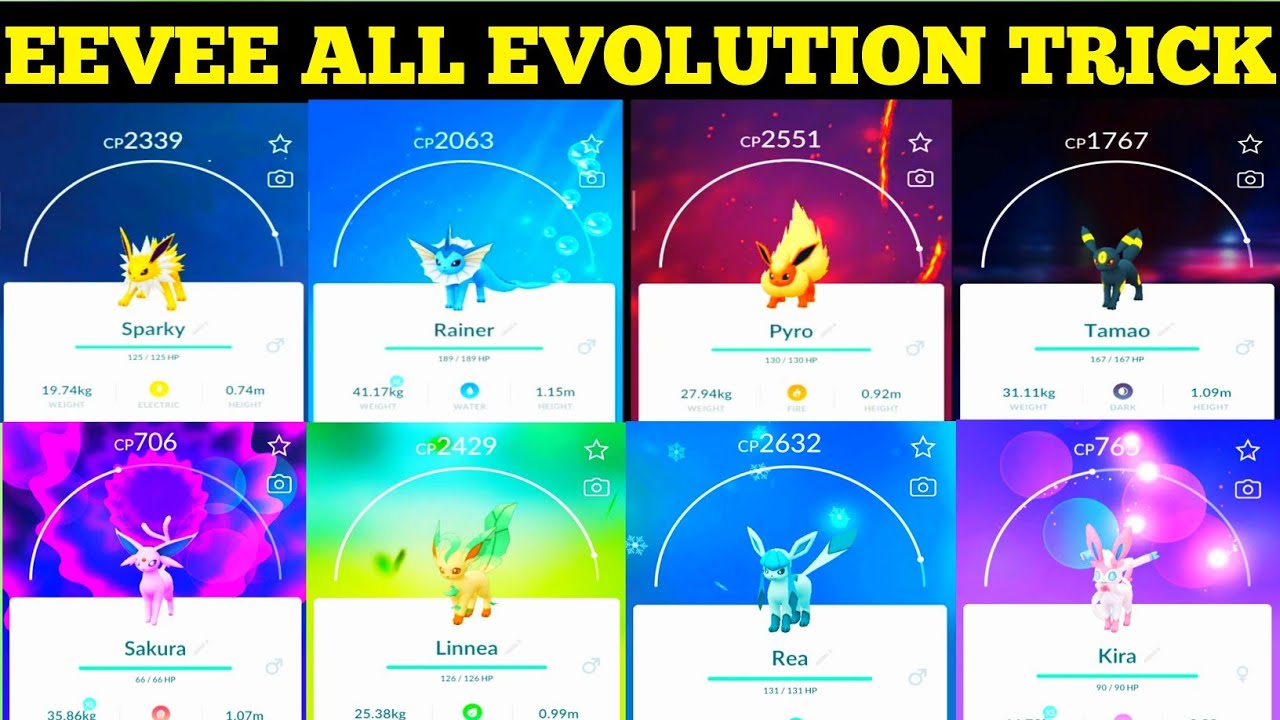 how-to-evole-eevee-into-sylveon-pokemon-go-eevee-all-evolution-trick