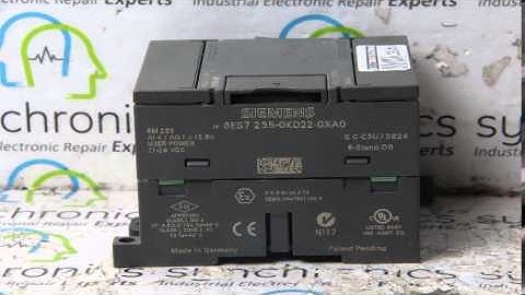 Siemens - EM235 PLC I/O MODULE ANALOG I/P 6ES7 235-0KD22-0XA0 Repaired at Synchronics