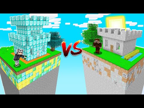 1$ UZAY KALE VS 1000$ UZAY KALE! 😱 - Minecraft