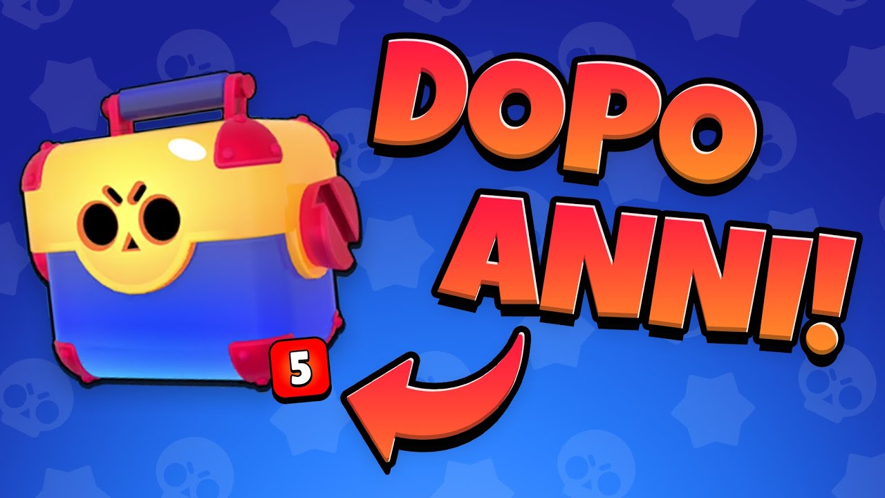 APRO UNA MEGA CASSA SU BRAWL STARS DOPO ANNI - *EMOTIONAL* - YouTube
