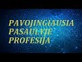 PAVOJINGIAUSIA PROFESIJA PASAULYJE -- Hipnologas ir mediumas (slyperis)