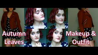 Falling Leaves | Smoky Autumn Makeup and Outfit